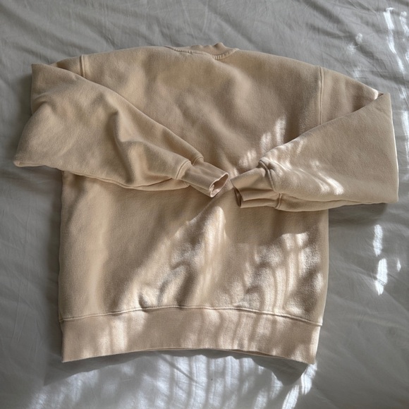 Aritzia TNA Sweatfleece Light Butter Yellow Sweat Set - Picture 8 of 12